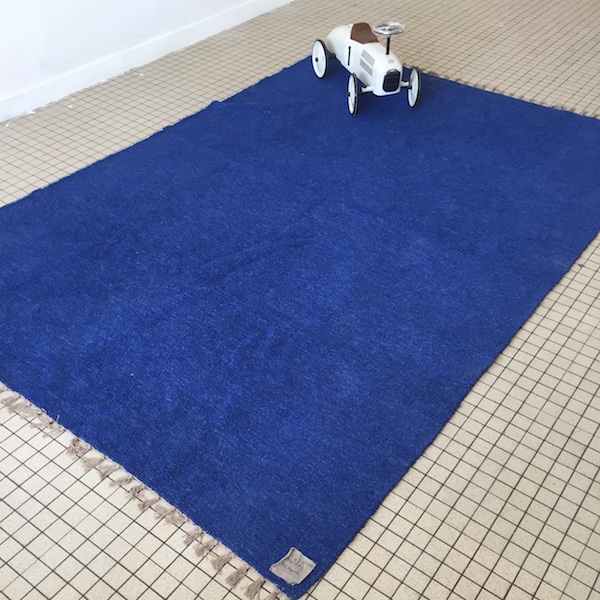 Tapis bleu 200x300